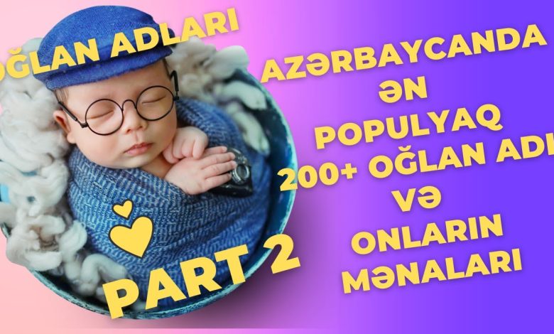 oglan adlarin menasi